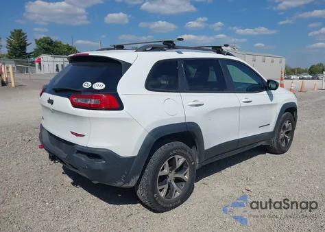 2014 Jeep Cherokee Trailhawk из США, поврежденный, VIN 1C4PJMBSXEW147092